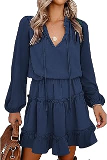 BTFBM Long Sleeve Dress for Women Fall 2026