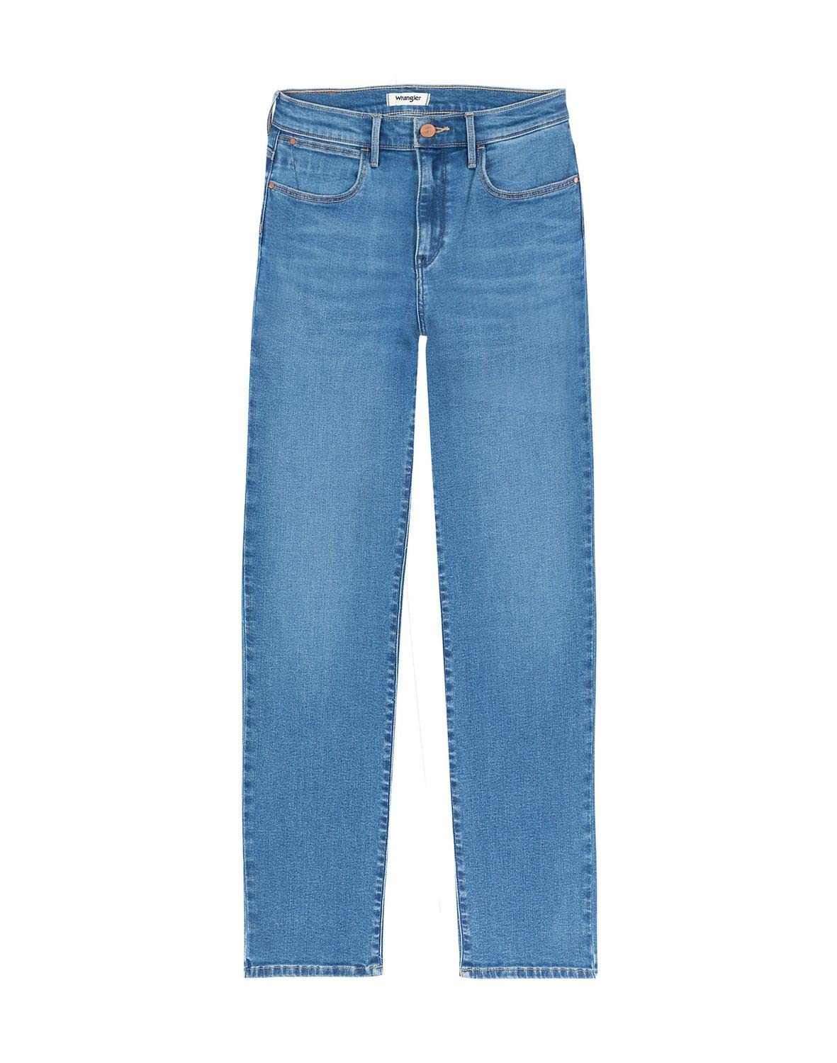 Wrangler Women's Mom Straight Jeans