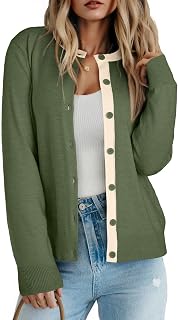Dokotoo Women's Wool Blend Lightweight Cardigan Sweaters for Women 2026