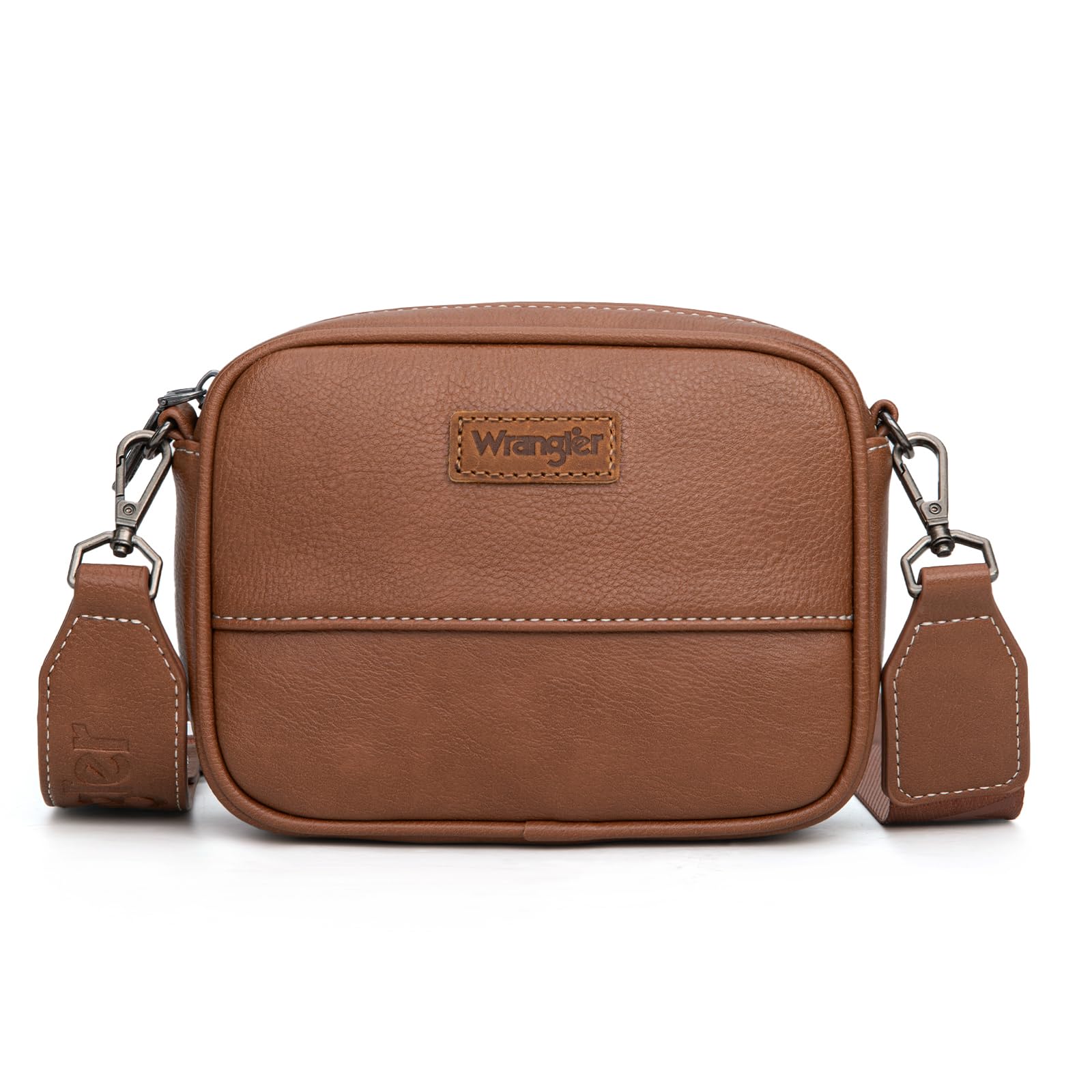 Wrangler Crossbody Bag for Women Aztec Mini Crossover Purse with Guitar Strap