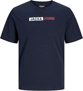 JACK & JONES Jjecorp Logo Tee Play SS O-n Noos Pls Men's T-Shirt (Pack of 1)