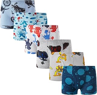 Winging Day Little Boys' Cotton Brief Soft Underwear Multipack