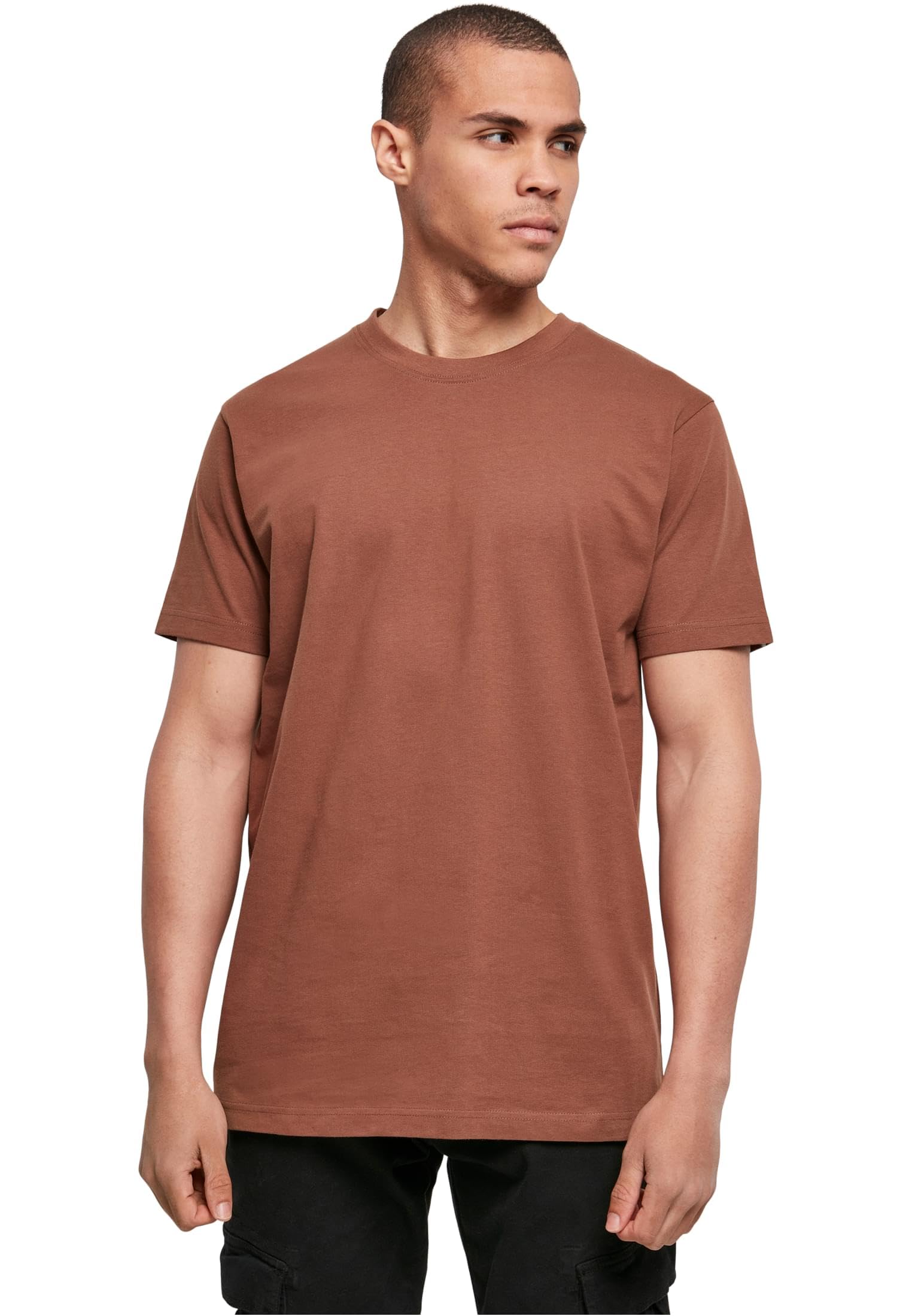 Build Your Brand Men T-Shirt Round Neck 1/3/5 Pack