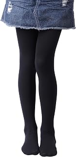 EVERSWE Girls Semi Opaque Tights, 40D Microfiber Tights