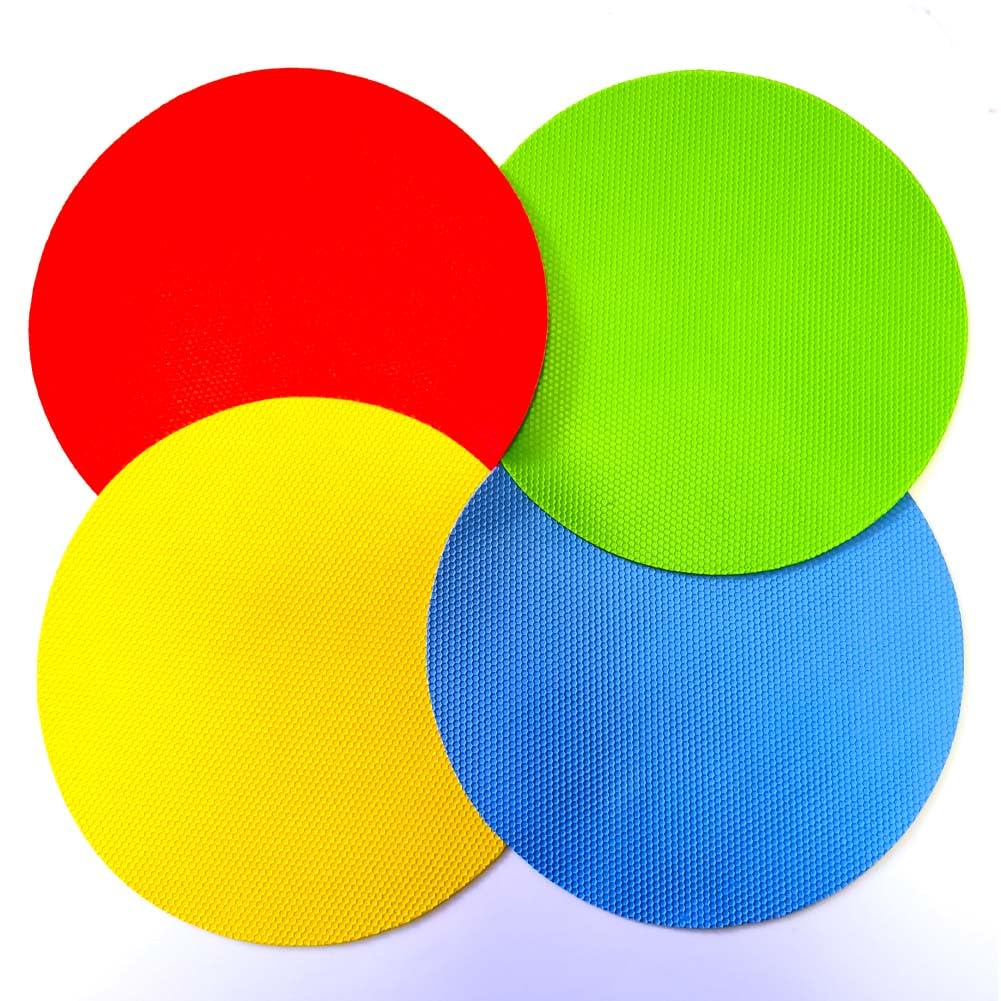 Deofun 4pcs Rubber Jar Opener Bottle Gripper for Weak Hands, Seniors | Non Slip 