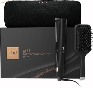 ghd Gold Hair Straightener & Styler in Black - Professional Styling, for Sleek, Smooth Styles with More Shine - for All Hair Types (UK Plug)