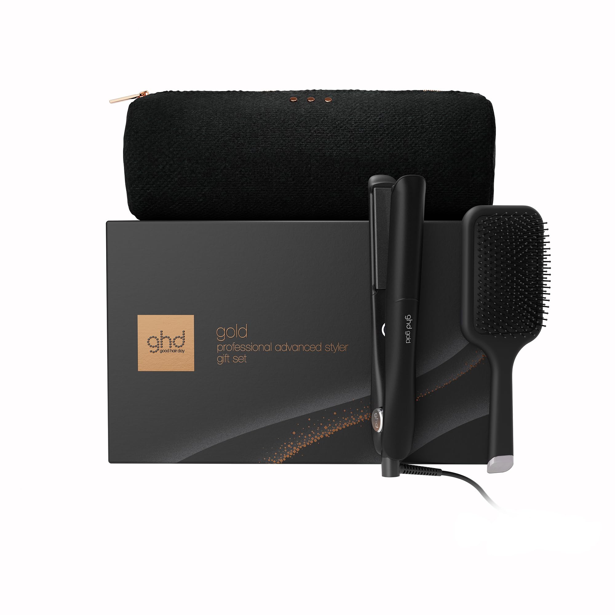 ghd Gold Hair Straightener & Styler in Black - Professional Styling, for Sleek, 