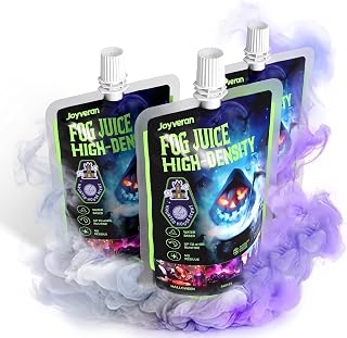 3-Pack Eerie Haunted House Fog Machine Liquid for Halloween 32 fl oz Set | Haunted House Scent, Dense Fog, Up to 4 Hours in a 400W Machine, Water-Based, Low Residue, for Halloween, Parties & Stages
