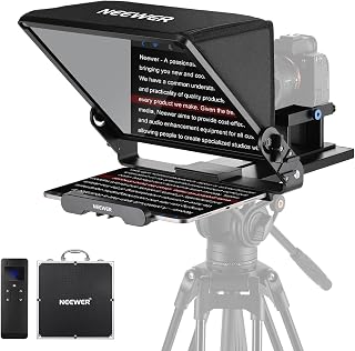 NEEWER Teleprompter X14 III with RT113 Remote/App Control, 14" Beamsplitter | 45°Tilt, All Metal Frame, Upgraded Camera Mount QR Plate, Compatible with Manfrotto 501PL iPhone iPad DSLR, Assembly Free