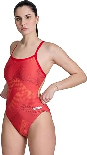 Arena Shattered Glass Swimsuit Challenge Back One Piece Swimsuit Women (Pack of 1)