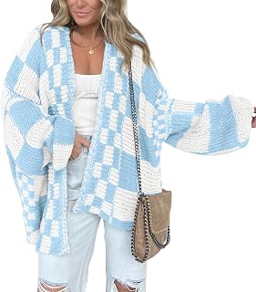 BTFBM Casual Cardigan Sweater for Women Fall 2026 Long Sleeve Sweaters