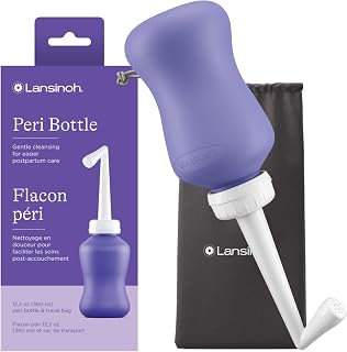 Lansinoh Upside Down Peri Bottle, 360 ml | For Postpartum Care, Gentle Cleansing