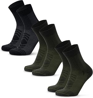 DANISH ENDURANCE Hiking Light Socks, Thin, Climbing Socks, Merino Wool, Blister Prevention, Lightweight, For Summer, Breathable, Antibacterial, Odor Resistant, Sweat Absorbent, Quick Drying, Sports