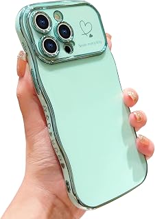 IDweel Luxury Cute Durable for iPhone 15 Pro Case for Women, Mint Green