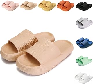 Sumvov Slippers for Women Men Non-Slip Slippers for Shower Pool, House Slippers for Women, Soft as a Cloud, Beach Pool Slippers for Women and Men