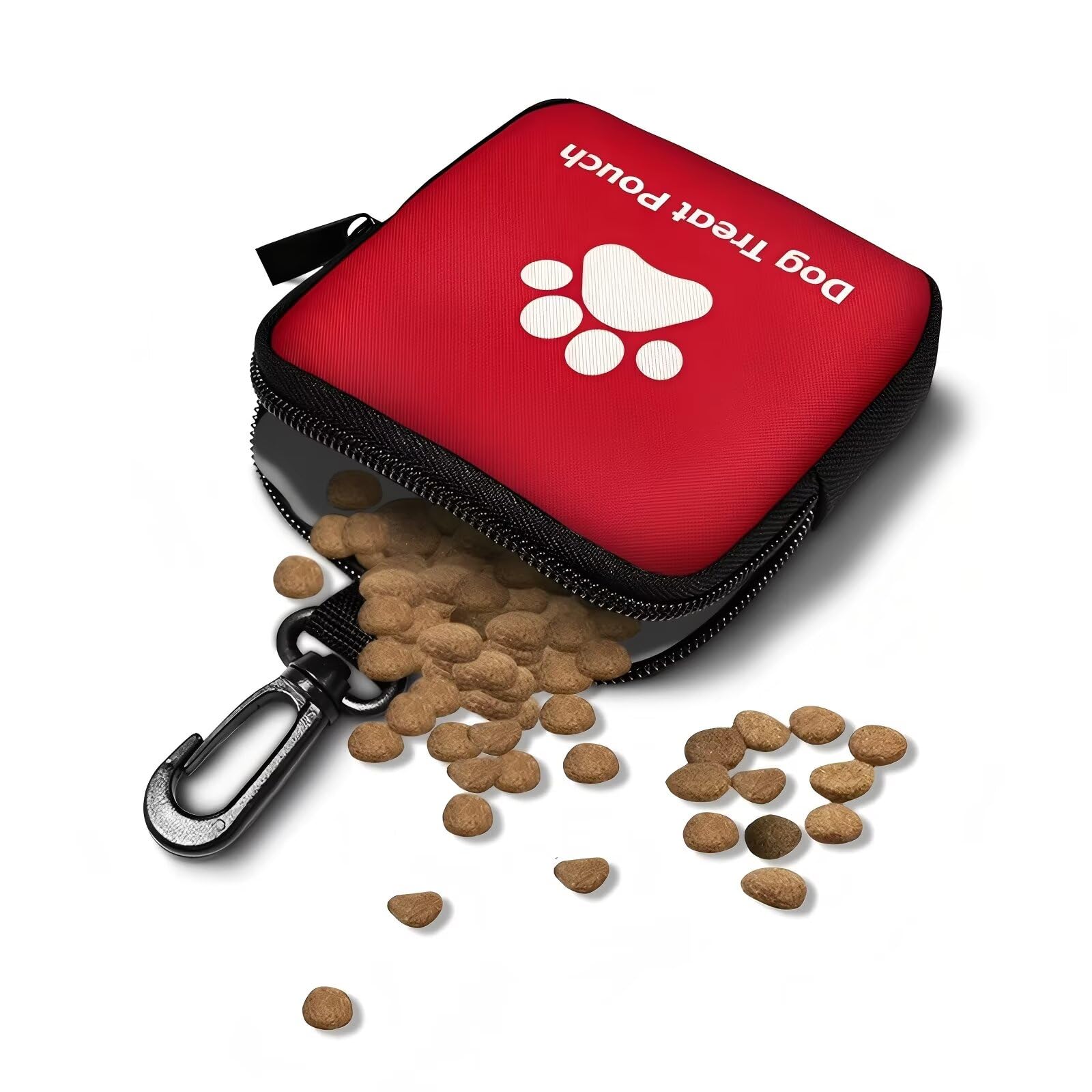 Dog Paw Print Hanging Zero Wallet, Multi-Purpose Pet Treat Pouch