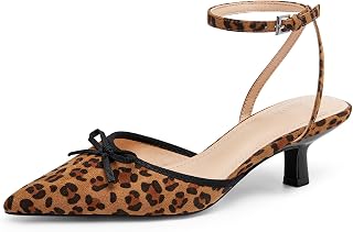 Coutgo Raso Gattino Tacchi Bassi con Fiocco Chiuso Punta Punta Corta Pompe Abito Festa di Nozze Scarpe