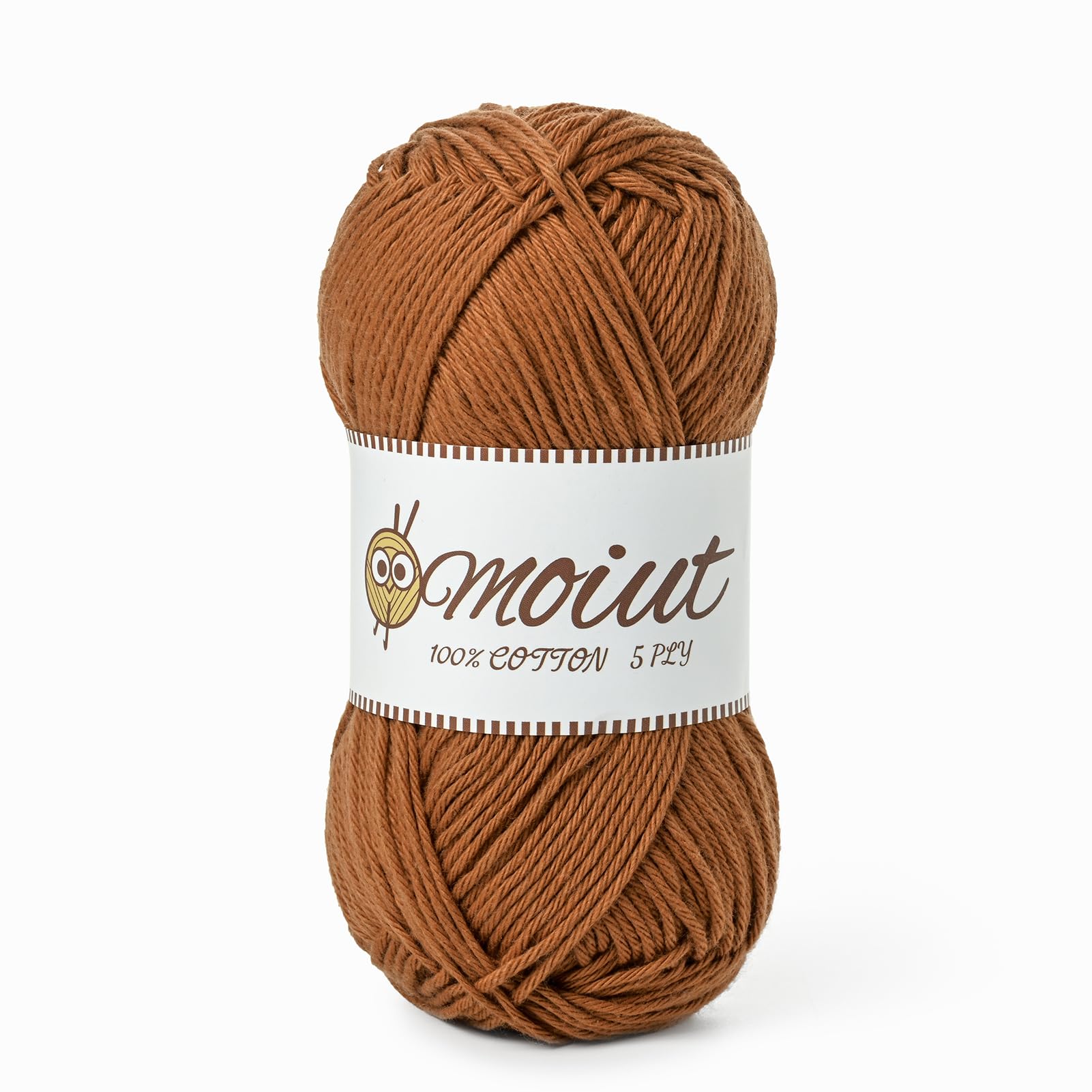 Cotton Yarn for Crocheting, Baby Yarn for Crocheting Soft, 131yds / 1.76oz Fluff