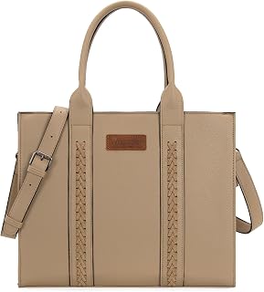 Montana West × Wrangler Tote Bags Purses for Women Work Top-Handle Handbags with Strap