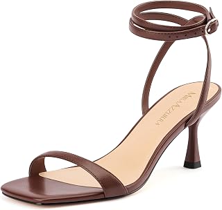 MIRAAZZURRA Strappy Kitten Heels for Women