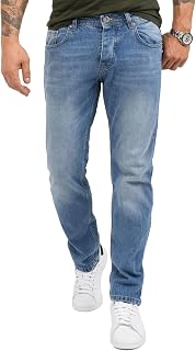 Rock Creek RC-2091 Men's Jeans, Denim Trousers, Blue, Straight Cut, Straight Leg