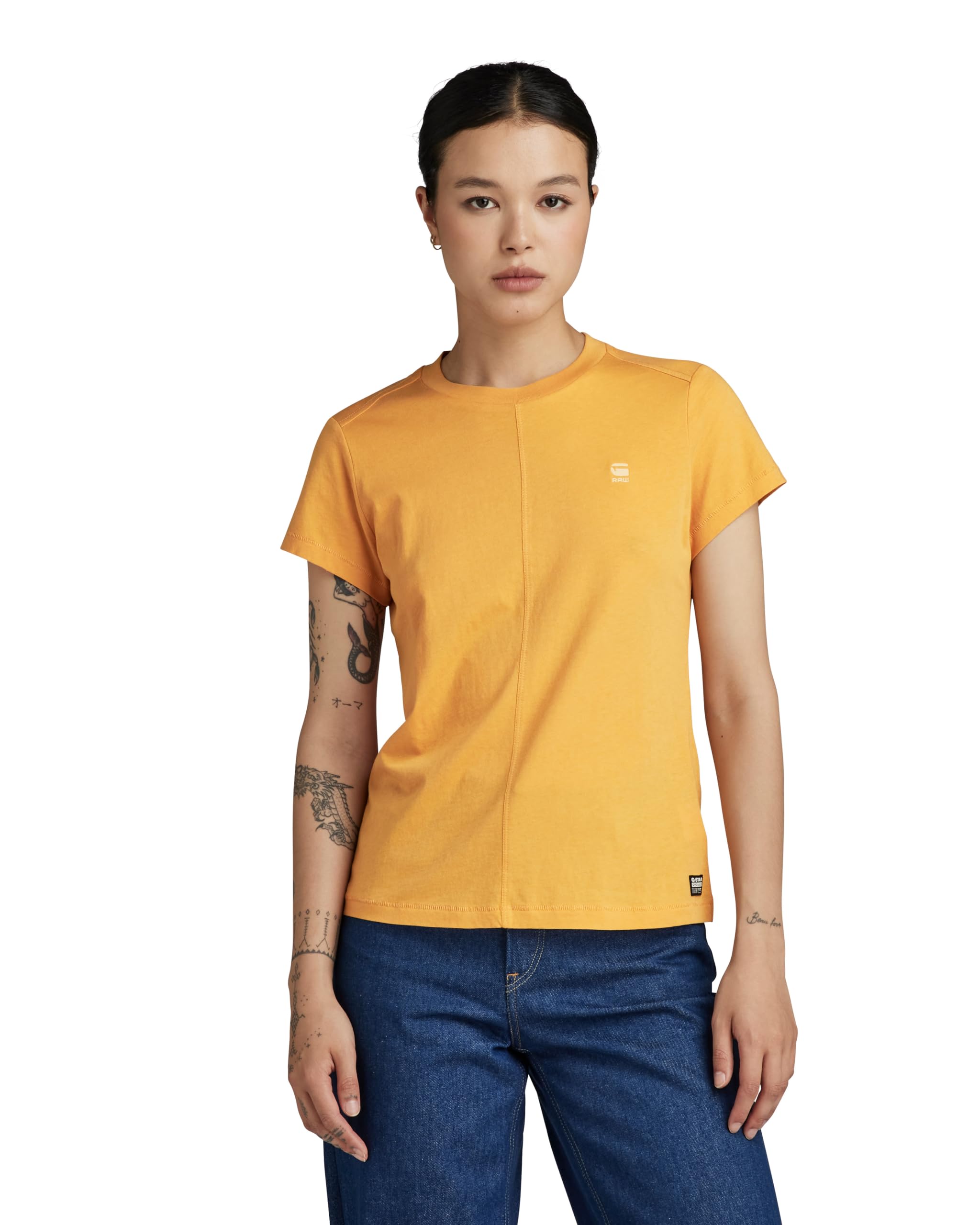 G-STAR Donne Overdyed Front Seam Top