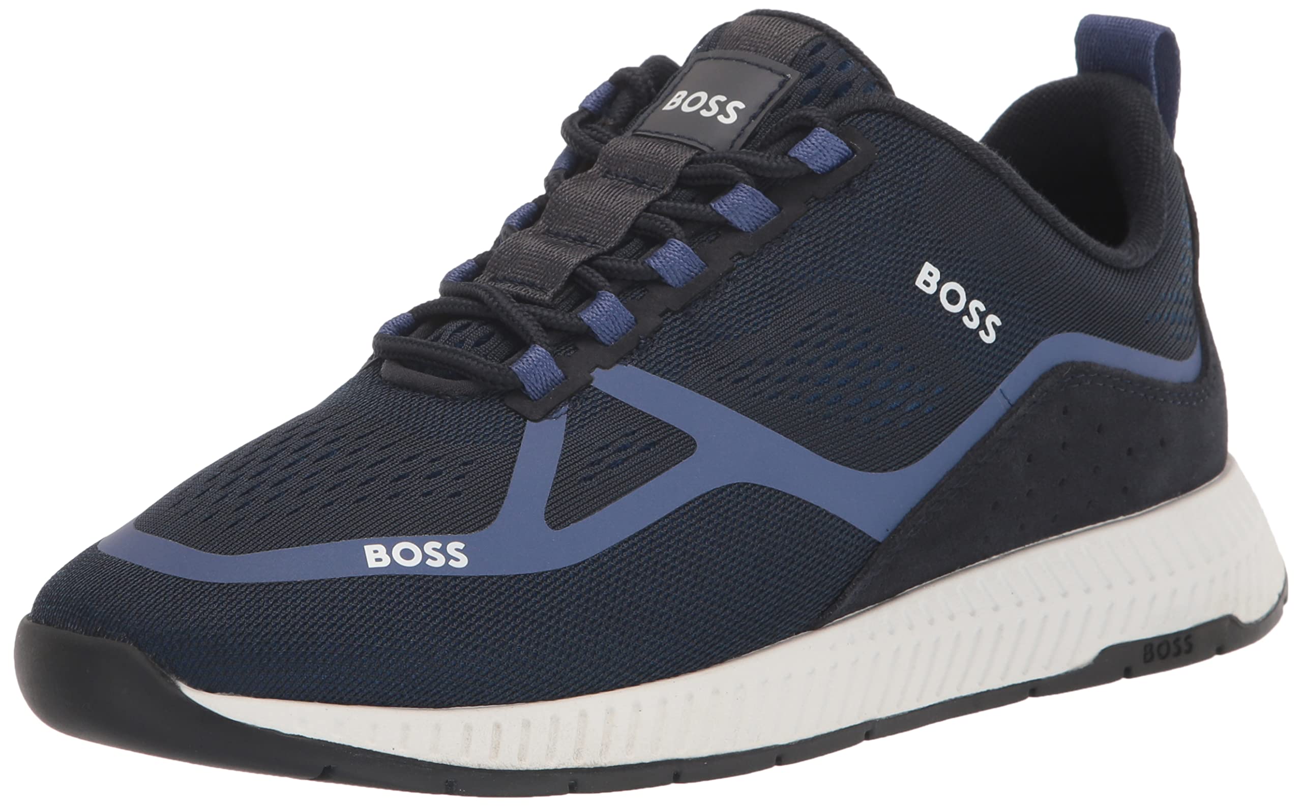 BOSS Men's Mesh Mix Running Sneakers