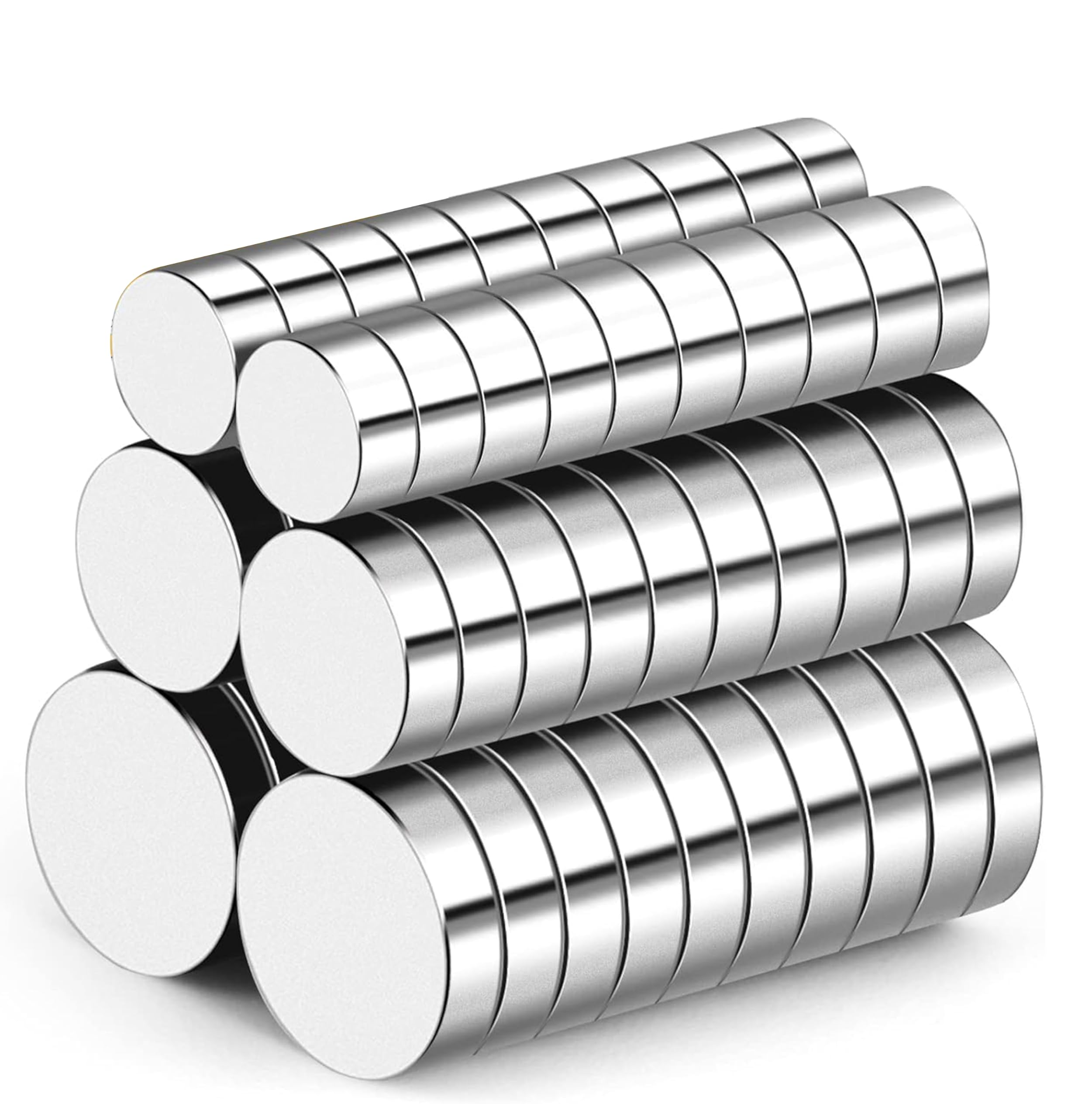 TRYMAG Refrigerator Small Magnets 60Pcs, 3 Different Size, Multi-Use Tiny Round 