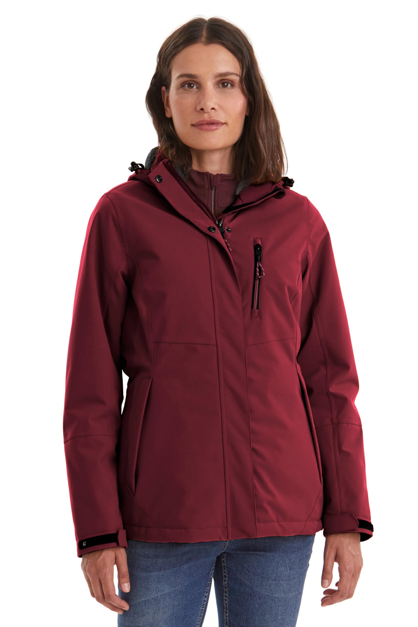 Killtec Damen Jacke Women's Functional Outdoor Waterproof Jacket with Zip Hood (
