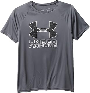 Under Armour 1354000 Boys' Tech Hybrid Print Fill Logo T-Shirt (Training)