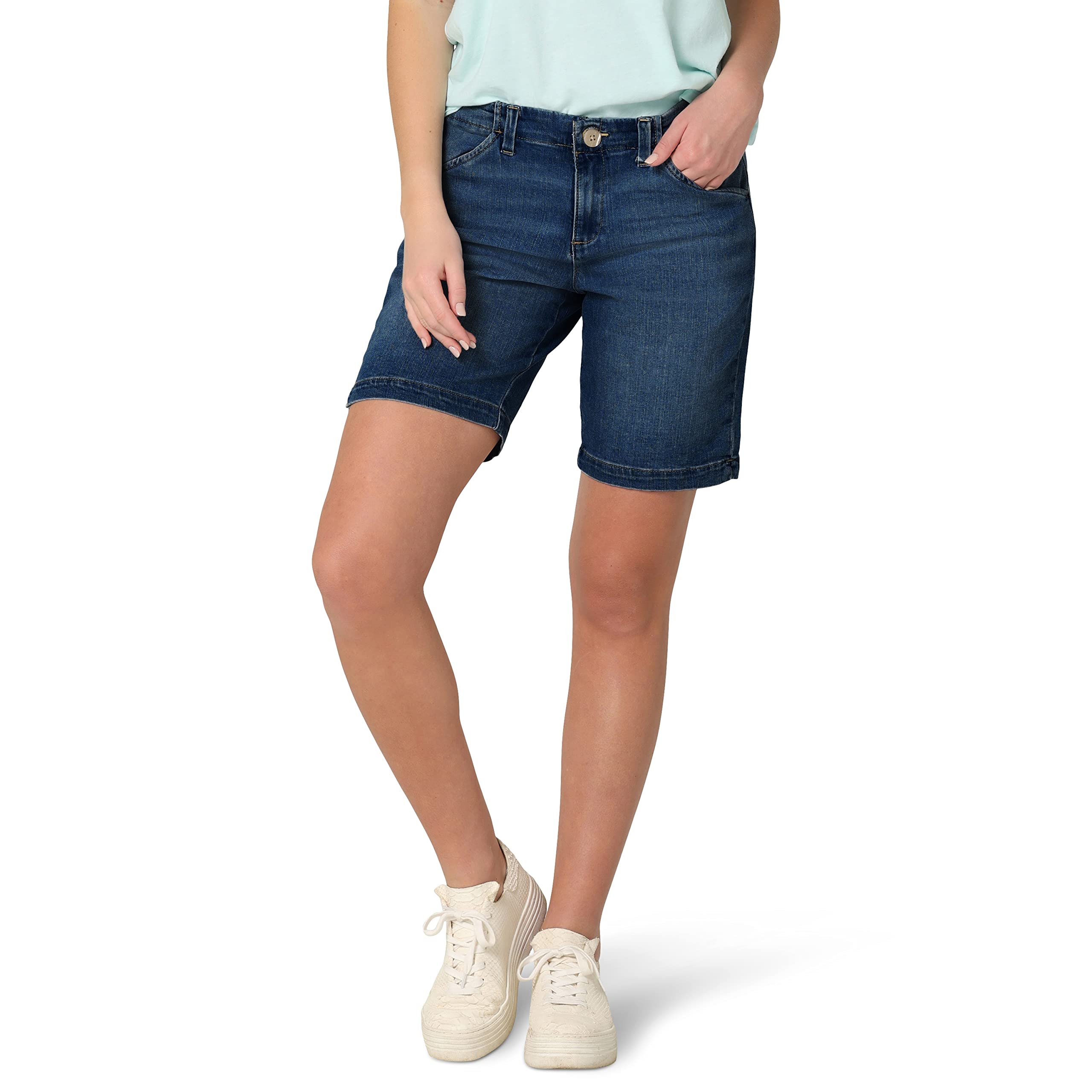 Lee Women's Legendary 9" Chino Bermuda Short Bermuda Shorts