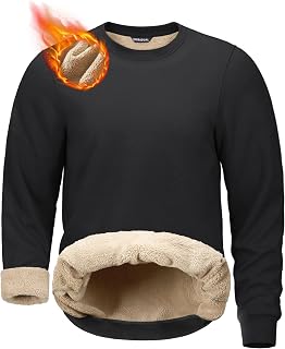 G Gradual Sherpa Lined Sweatshirts for Men Fleece Pullover