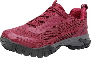 ulogu Scarpe da trekking impermeabili da donna, leggere, antiscivolo, comode, per tutto il giorno, camminate e lavorate