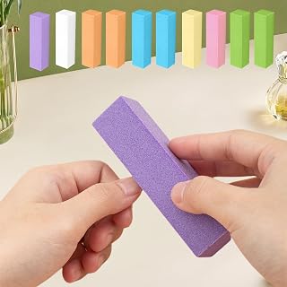 Nail Buffer Block for Gel Polish Nails Shaping Professional Manicure Tools for Fingernail Trimming 10Pcs