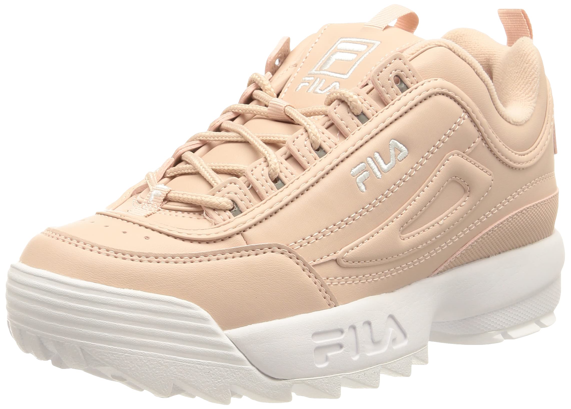 Fila Disruptor Low WMN Women's Pink Leather Shoes 1010302.71Y