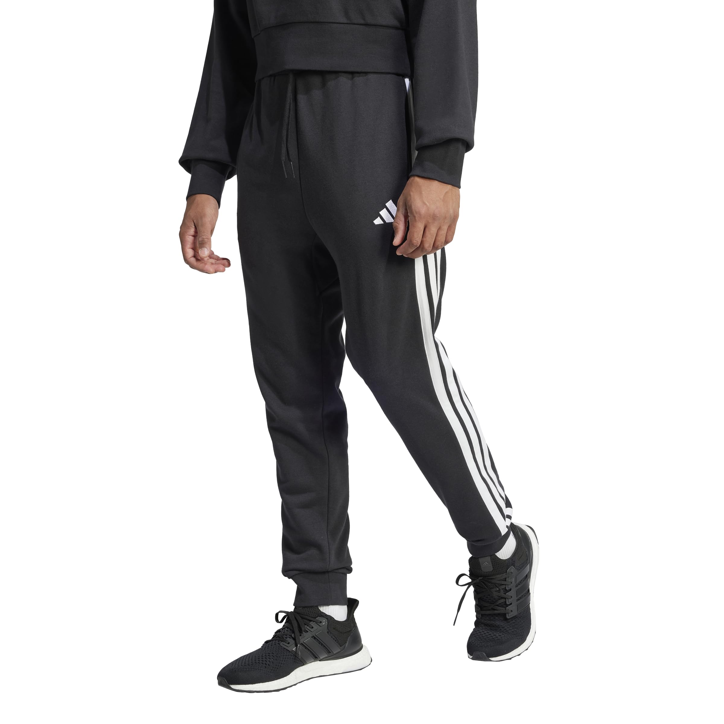 adidas Mens Essentials 3-Stripes French Terry Pants