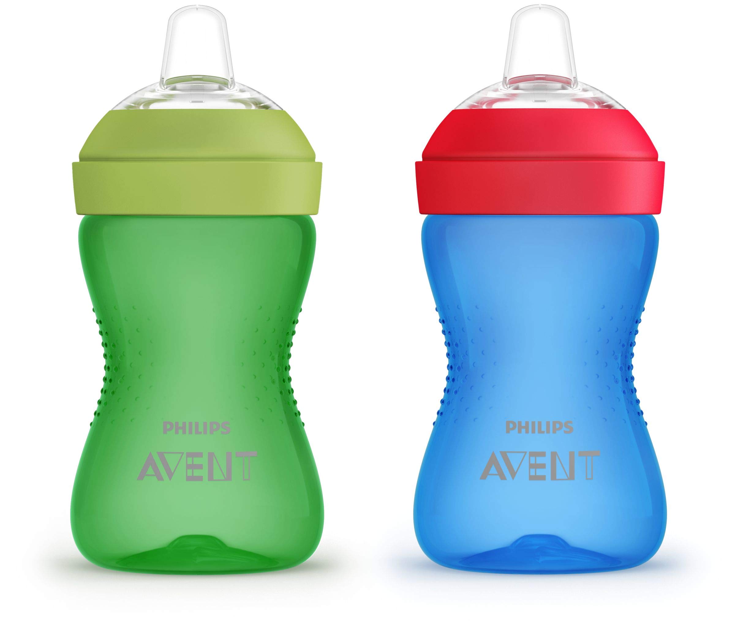 Philips Avent My Grippy Spout Sippy Cup, Soft Spout, 10 oz, BPA-Free | Ages 9-24