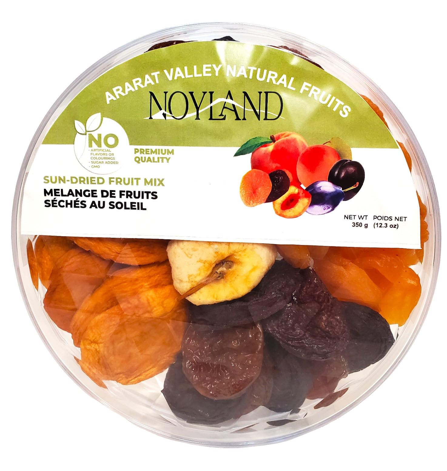 Noyland Dried Fruit Gourmet Gift Box, 350g – Healthy Snacks Variety Pack with Ap