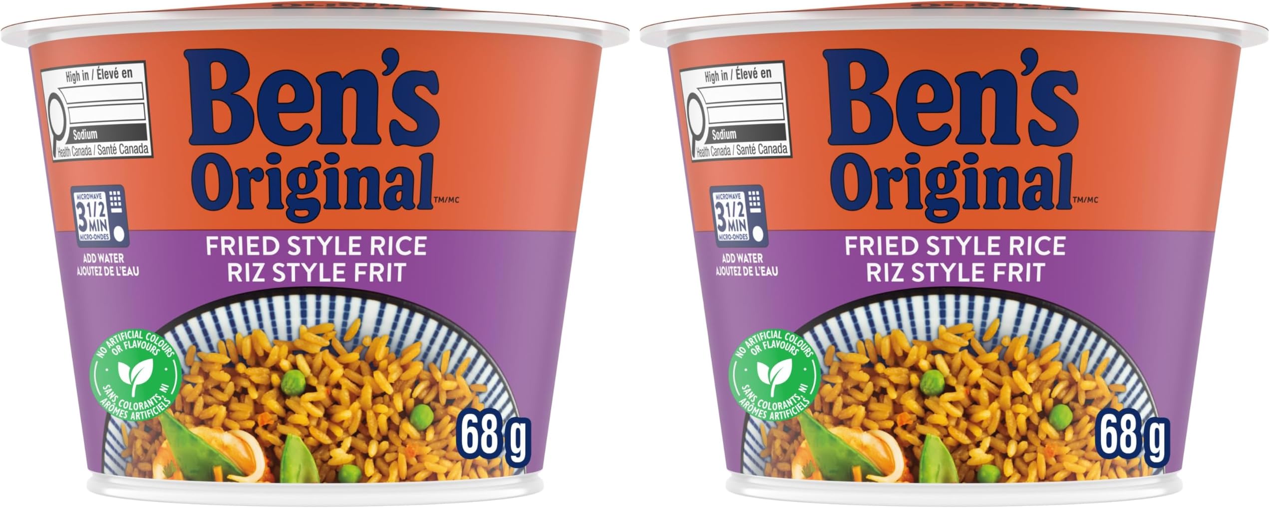 BEN'S ORIGINAL BISTRO EXPRESS Fried Rice Cup 68g (Pack of 2)