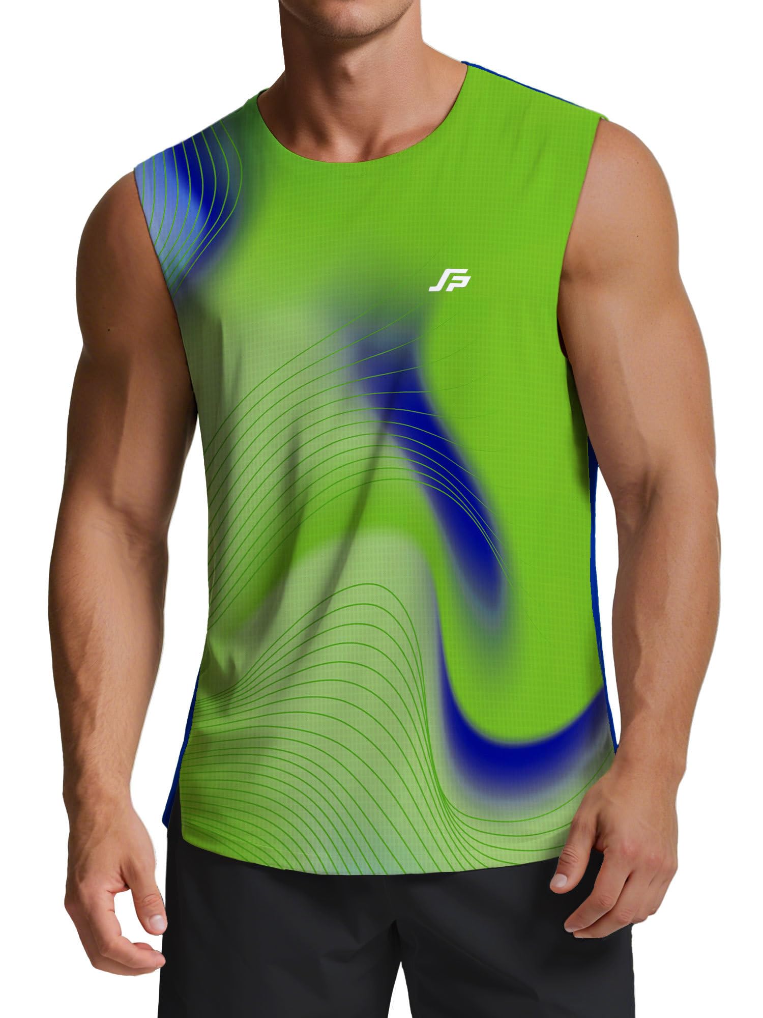 ANGEL CITIZ Tank Top Men's Lightweight Sleeveless Shirts Sports Shirt Men Gym Mu