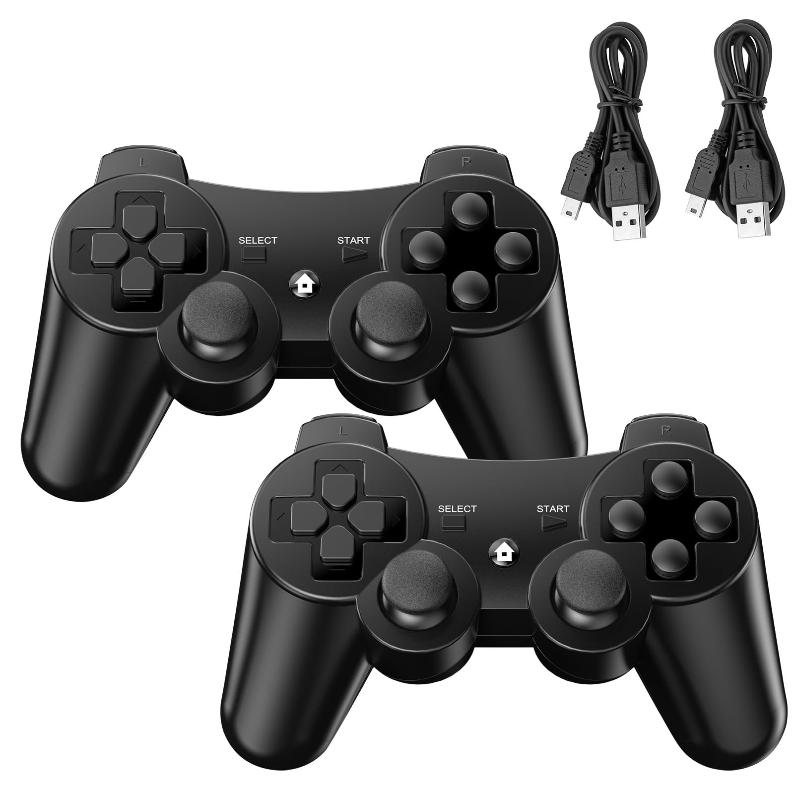 Controller for PS-3, Pack of 2 Wireless Controller | Bluetooth Controller with D