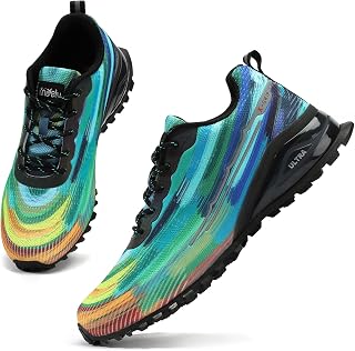 Kricely Men's Trail Running Shoes, Fashion Hiking Sneakers for Men, Tennis, Cross Training Shoe, Outdoor Sneaker, Casual Workout Shoes