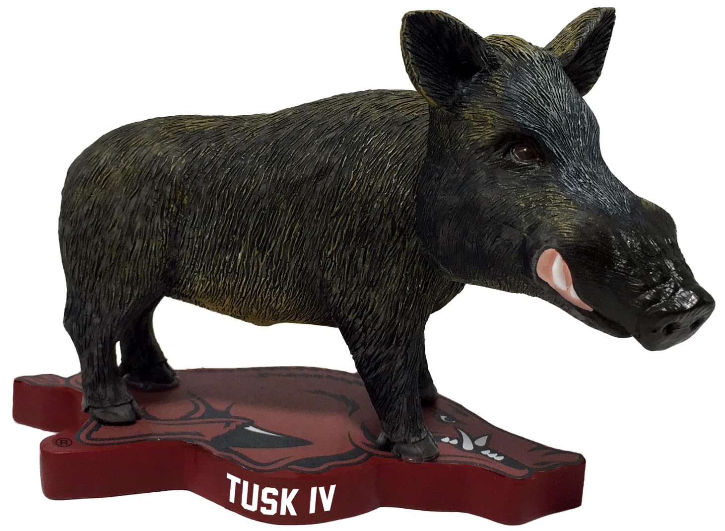 Tusk IV Arkansas Razorbacks Live Mascot Bobblehead College