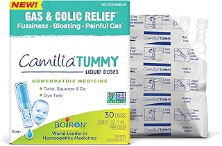 Boiron Camilia Tummy for Colic, Painful Gas, Bloating, &amp; Fussiness- Sterile and Non-Drowsy Liquid Doses - 30 Count