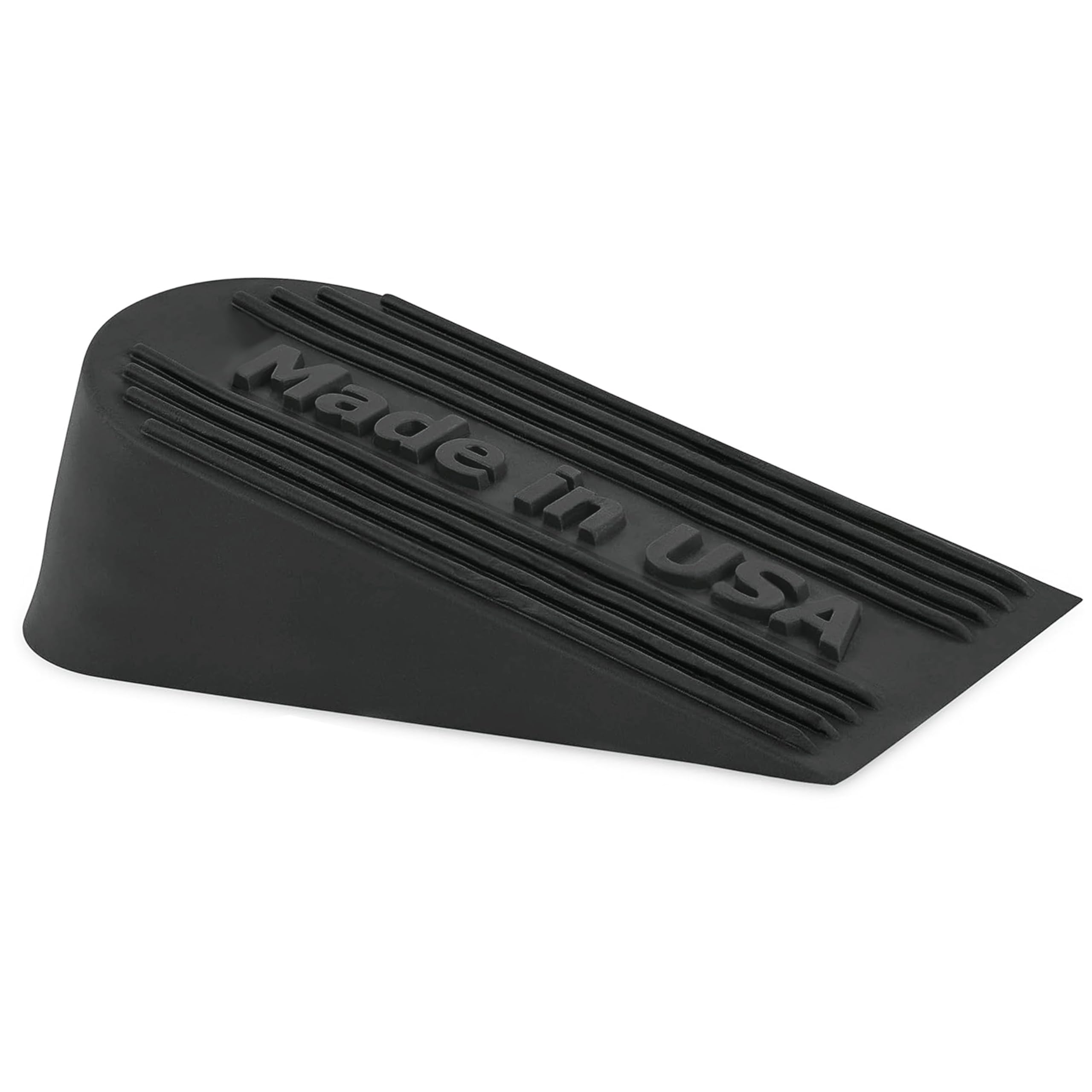 Large Big Rubber Door Stopper Made In USA - Door Stop Wedge for Carpet, Tile, Co