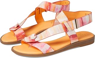 Franco Sarto Womens Glenni Ankle Strap Flat Sandals