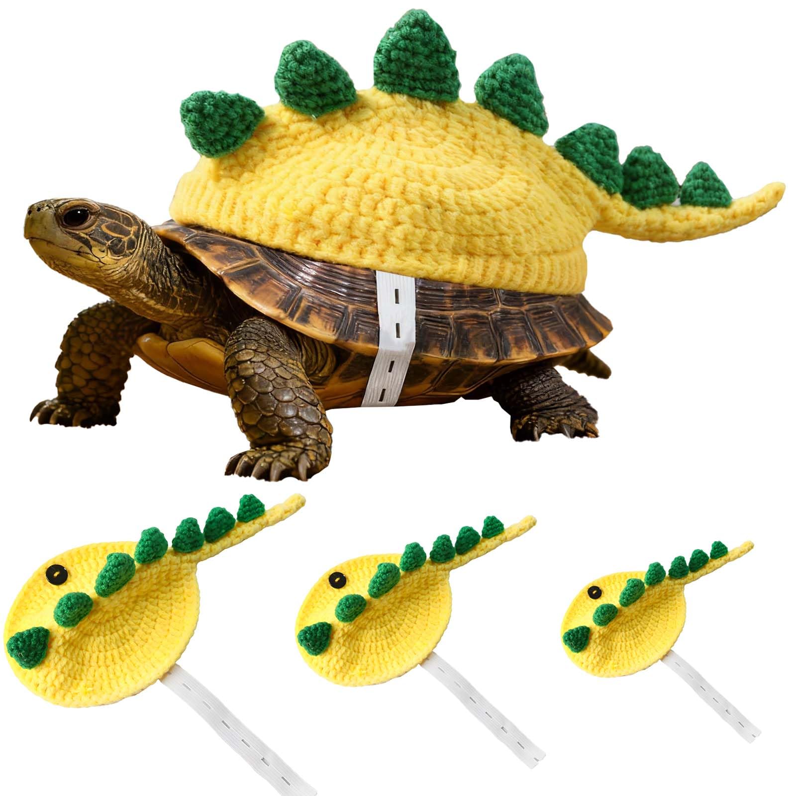Knitted Turtle Sweater - Dinosaur Shell Costume with Adjustable Strap, Breathabl