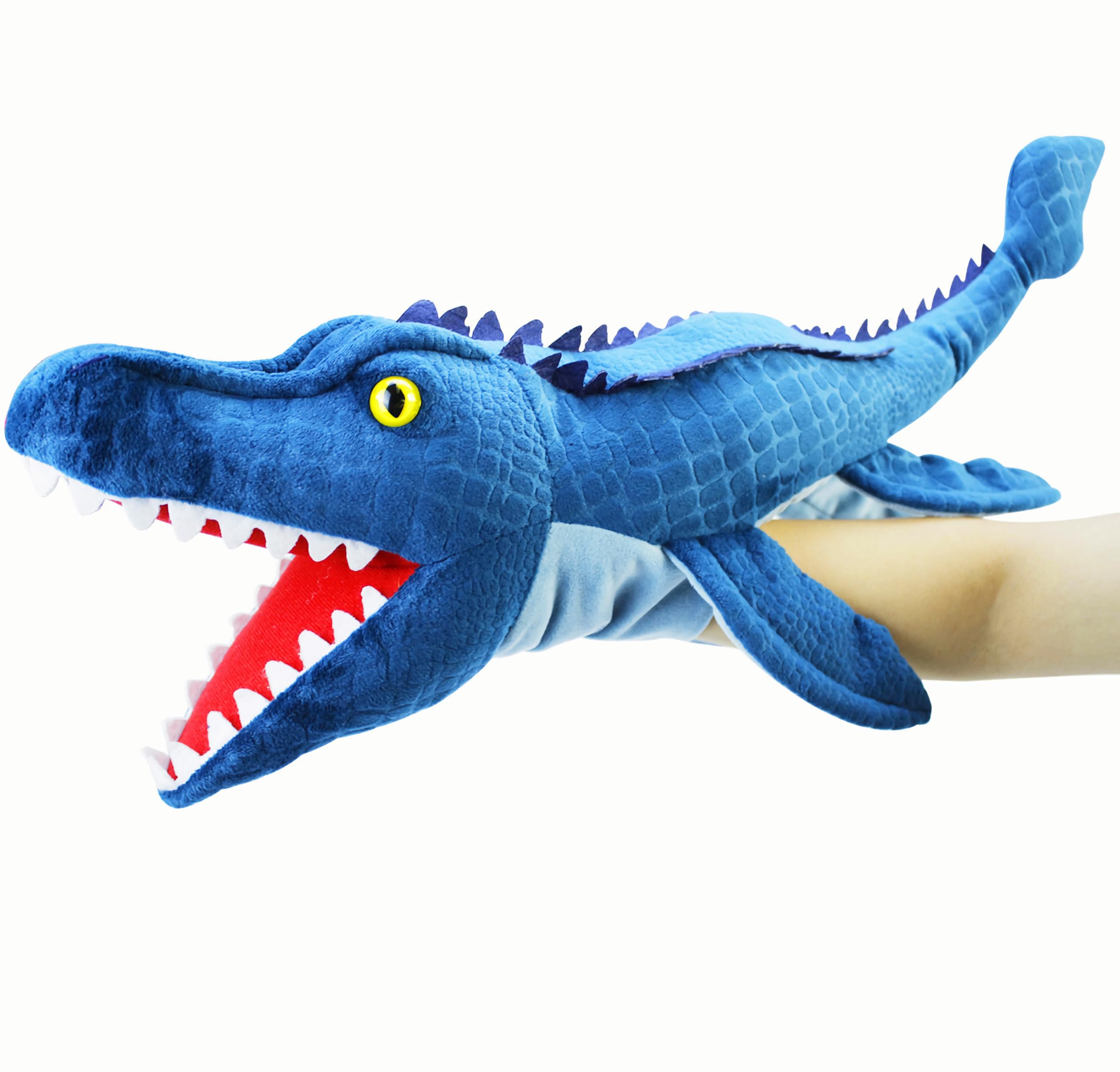 LOMTRATS Dinosaurs Hand Puppets for kids,Toddler Includes Triceratops and Tyrann