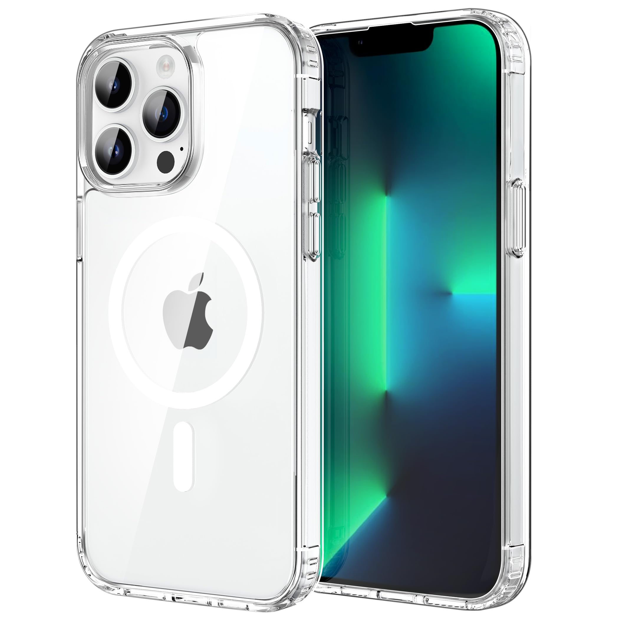 CACOE Magnetic Case for iPhone 13 Pro Max 6.7 inch, Clear