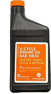 Ariens 5W-30 Semi Synthetic Engine Oil | Ariens 00091000 4 Cycle SAE 5W30 SNO Thro Oil 16oz